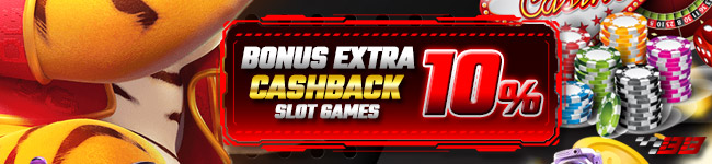 BONUS CASHBACK SLOT GAMES UP TO 10%